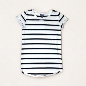 ModCloth Black and White Striped Tunic Size XS